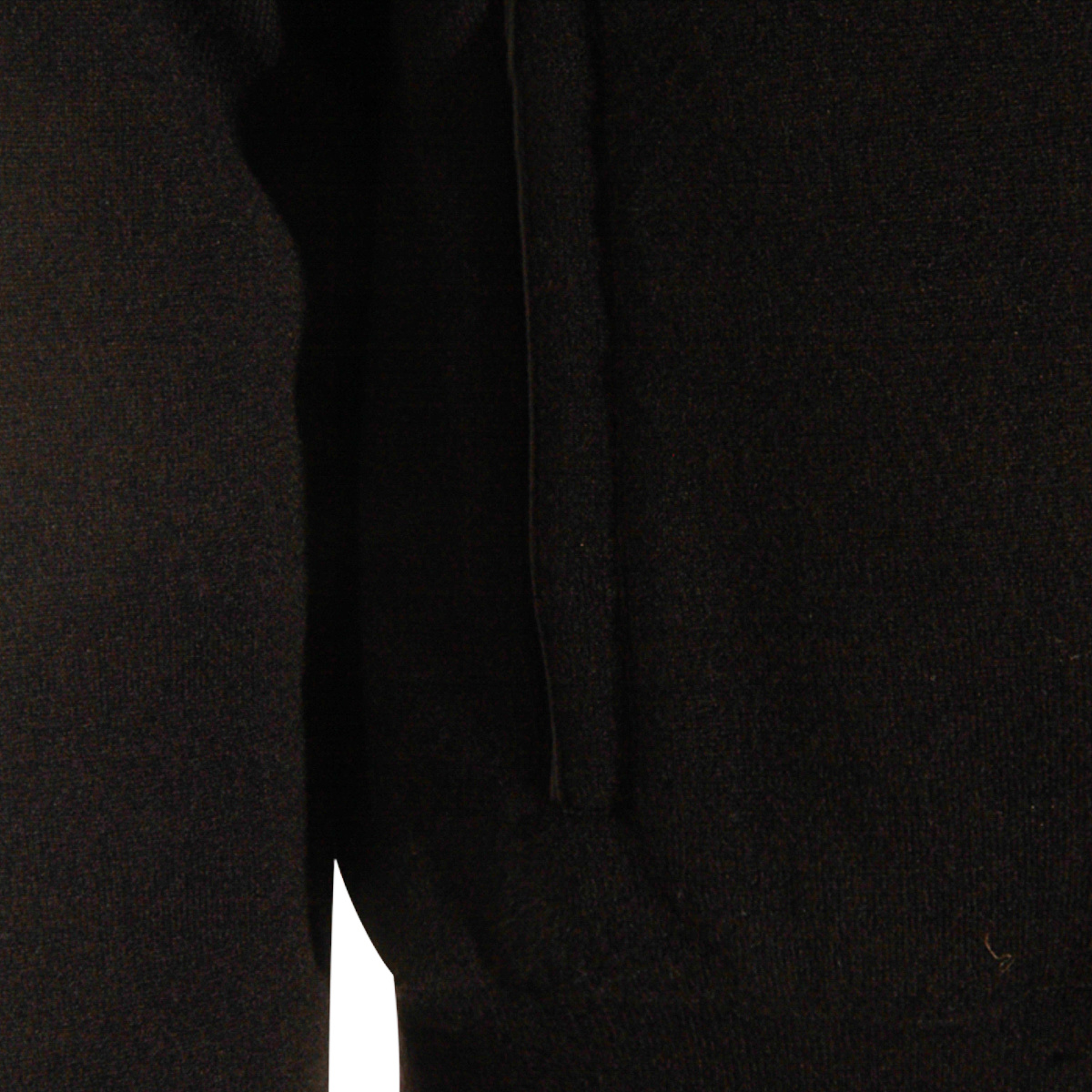 Moorer Long Sleeve Cotton Coat In Black