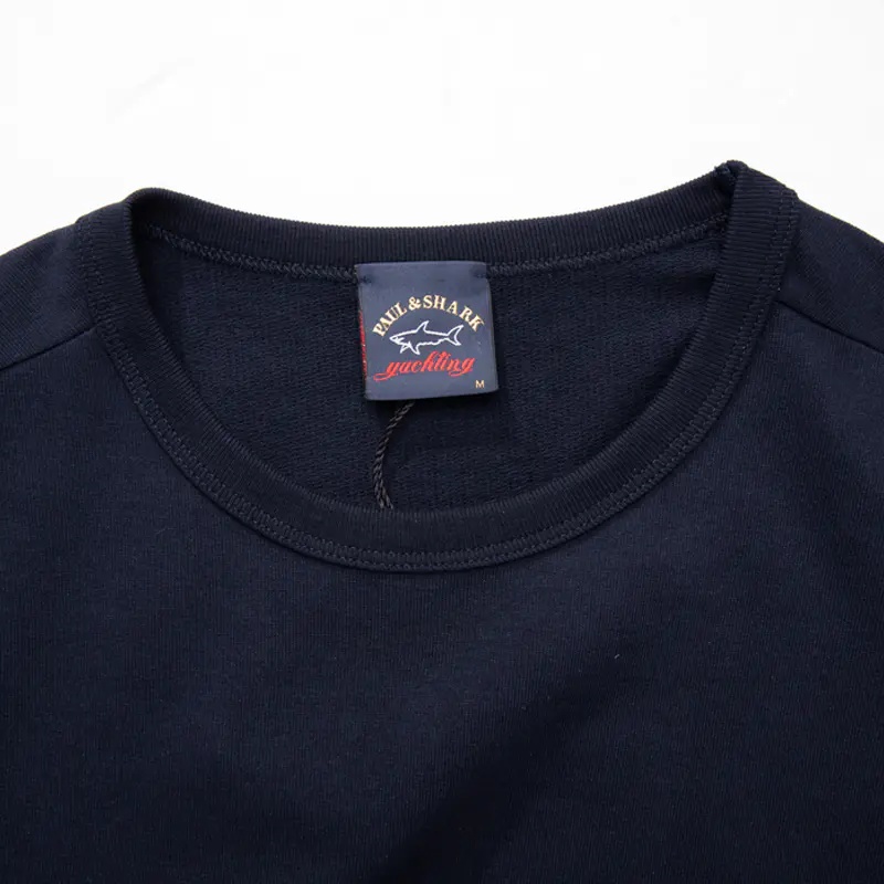 PAUL & SHARK ROUND-COLLAR LONG-SLEEVE HOODIE