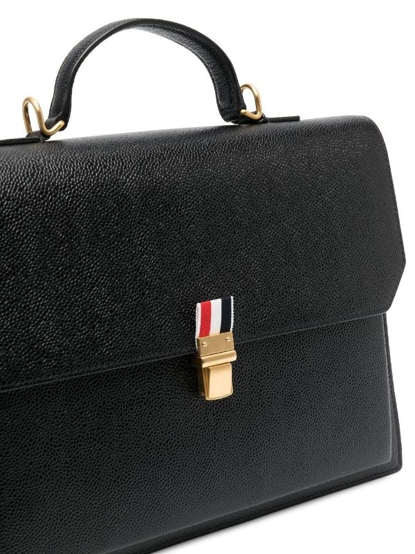 THOM BROWNE THOM BROWNE MR. THOM RWB STRIPE BRIEFCASE BACKPACK