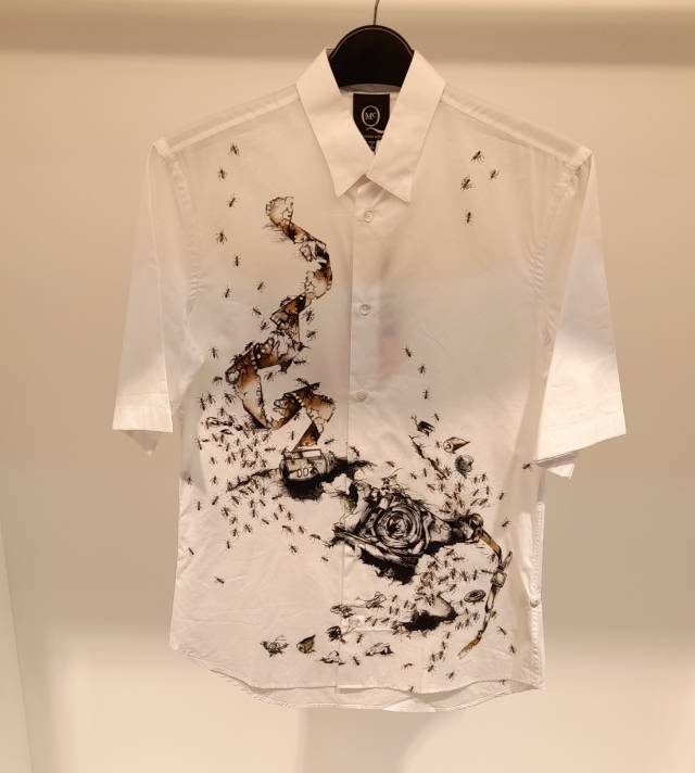 Mcq By Alexander Mcqueen Short-sleeved Shirt In Nude