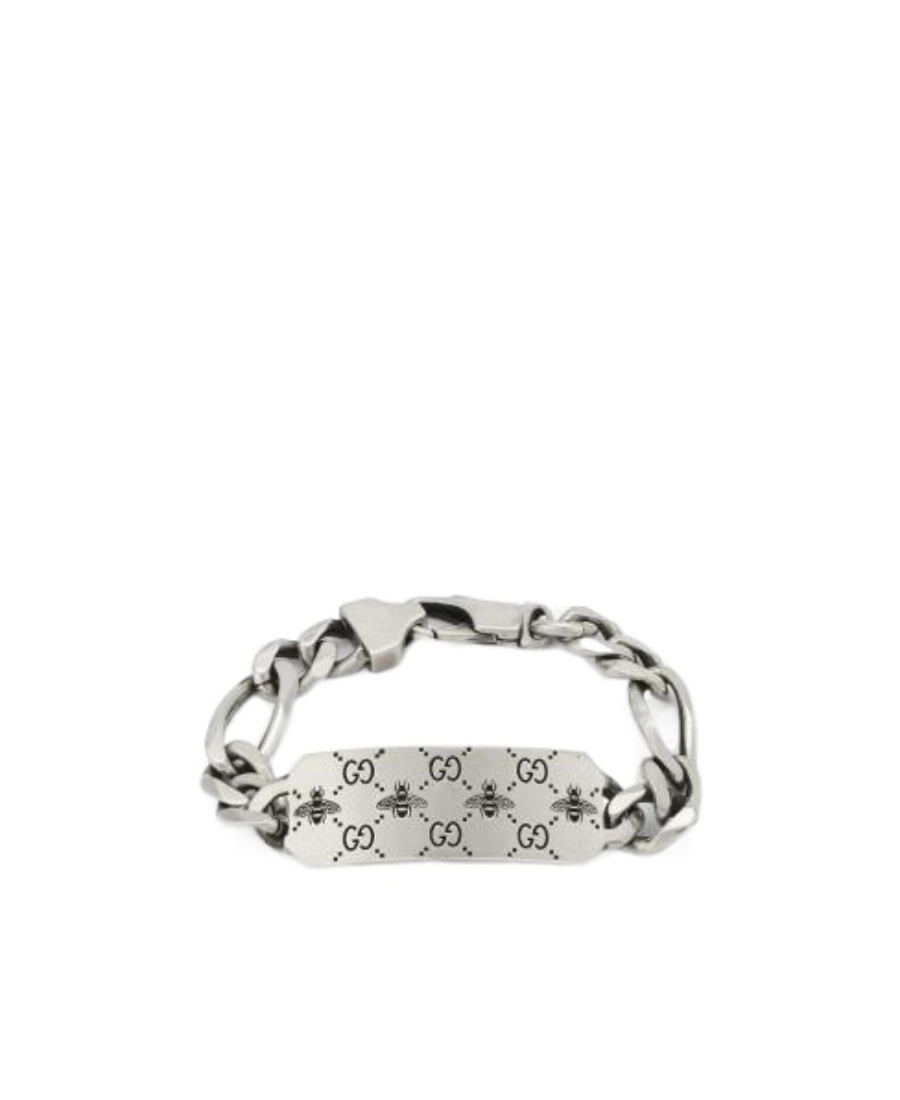 Gucci Logo Bracelet In White