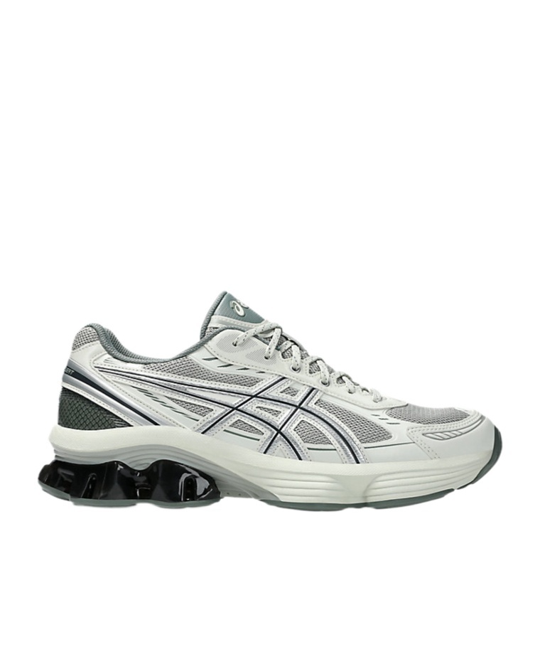 Asics Gel-kinetic Fluent Lace-up Sneakers In Gray