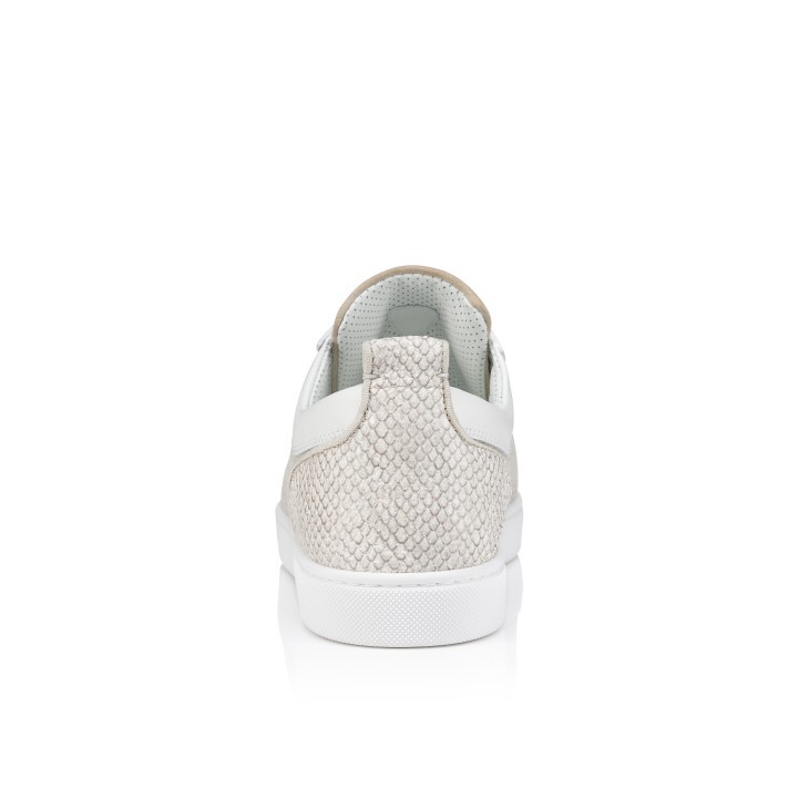 Christian Louboutin Rantulow Orlato Leather Low-top Sneakers In White