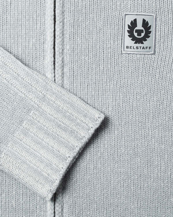 Belstaff The Seasonal Watch Full-zip Sweater In Blue