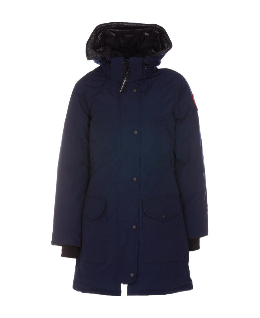 Canada Goose Trillium Hooded Parka Coat In Blue