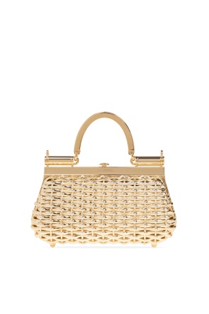 Dolce & Gabbana Dolce Gabbana Sicily Logo Tag Box Handbag In Brown