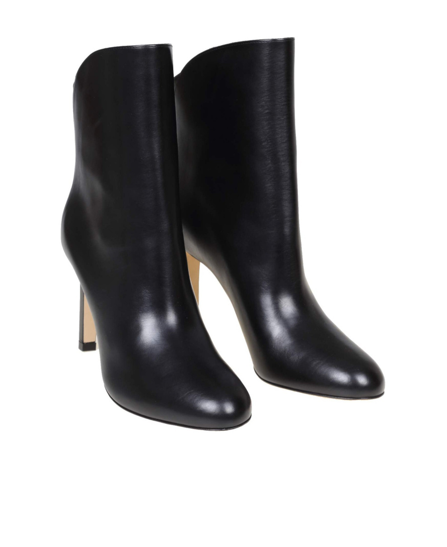 Jimmy Choo Karter Heeled Ankle Boots In Black