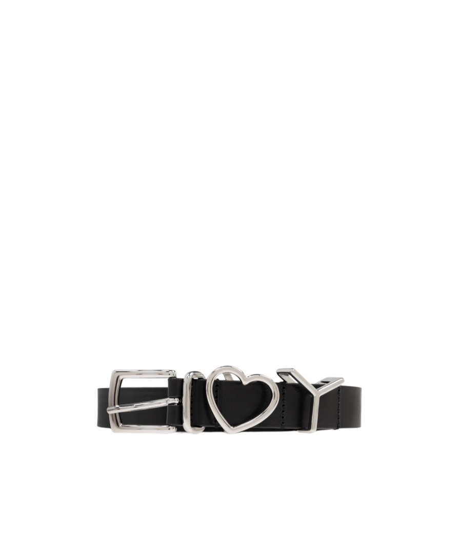 Y/project Logo Belt In Black