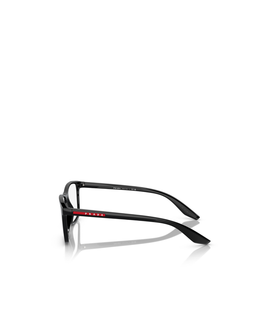 Prada Linea Rossa Ps 01qv 18k1o1 Grigio Opaco Glasses In Black