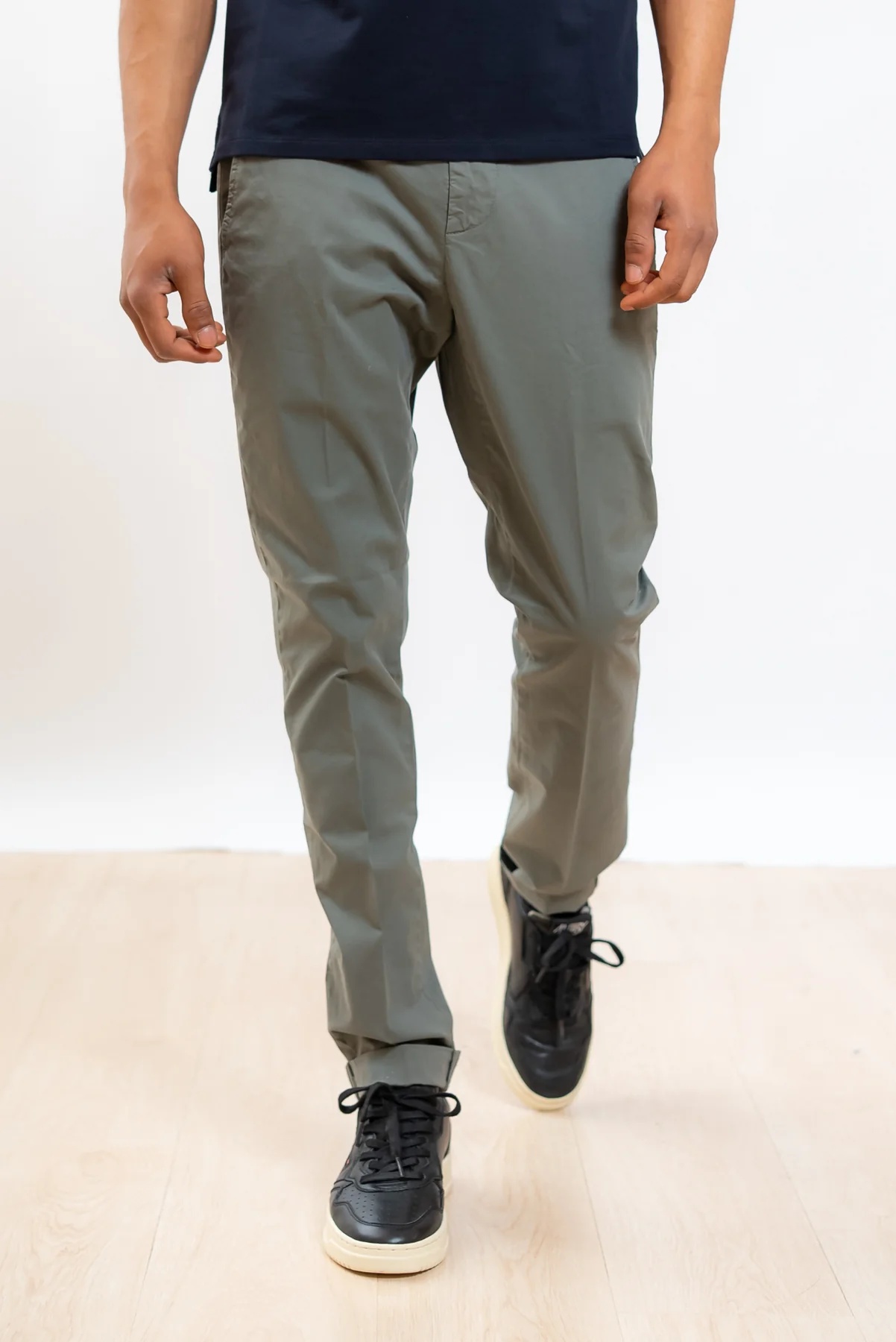 Dondup Slim Fit Pants In Gray