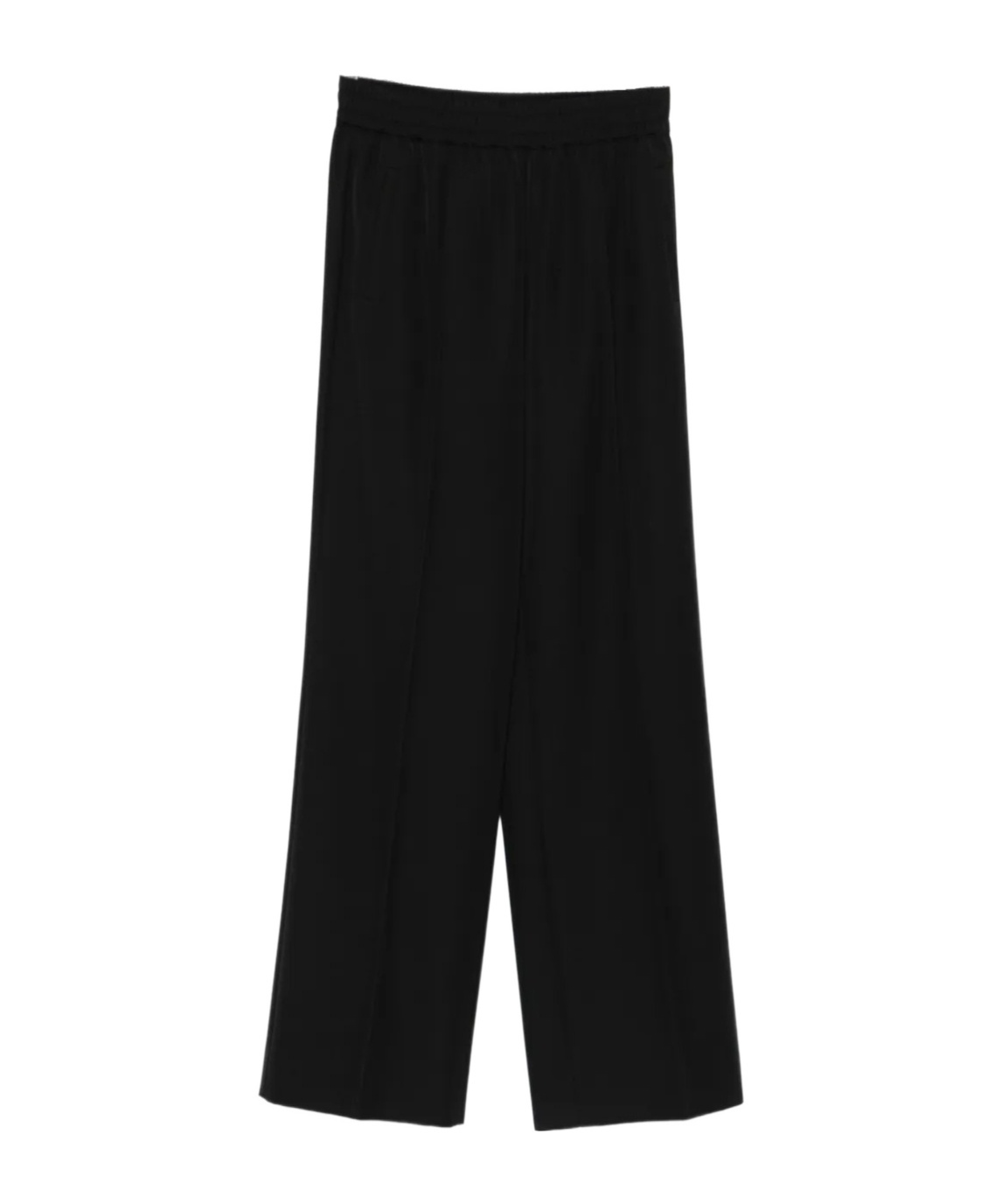 Dolce & Gabbana Straight-leg High Waist Trousers With Wide Leg In Black