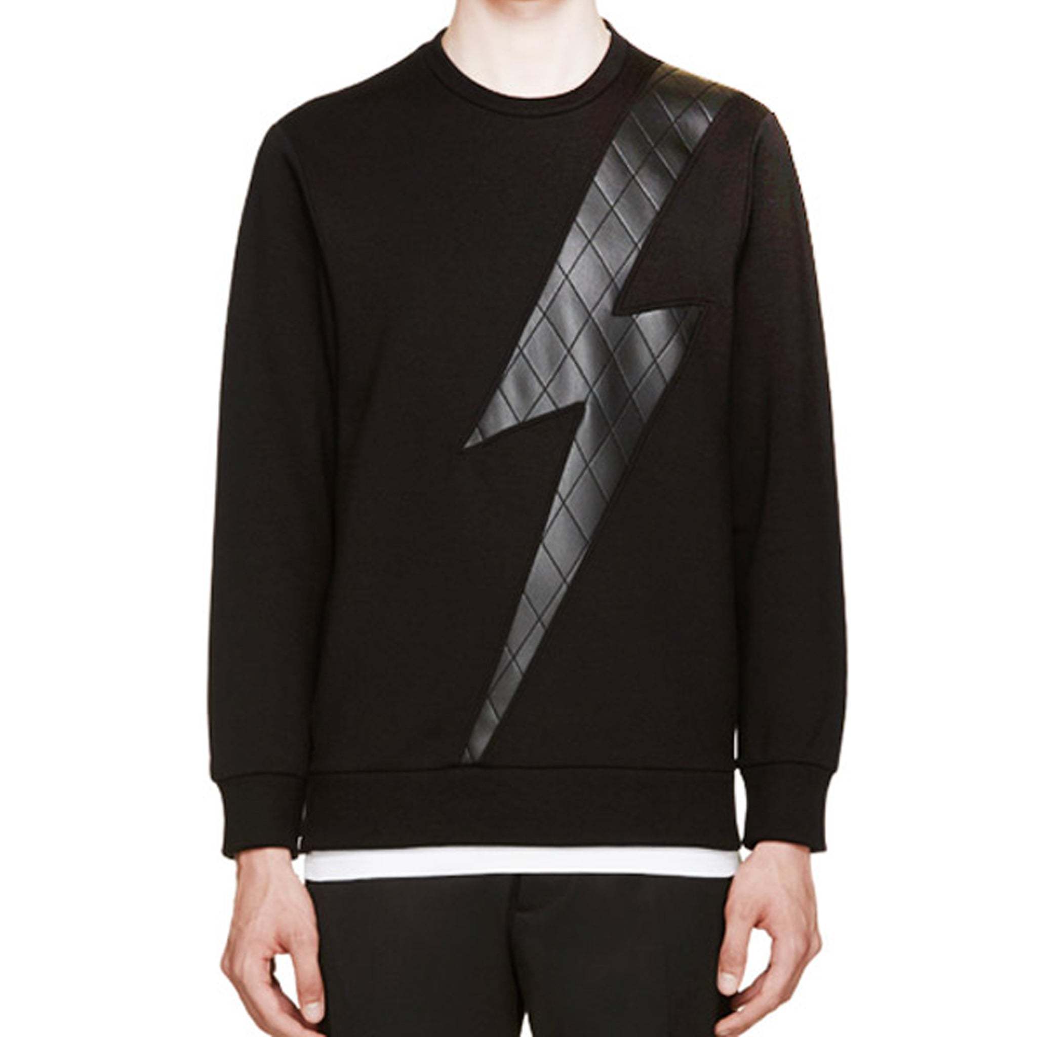Neil Barrett Flash Design Sweatshirt In Black