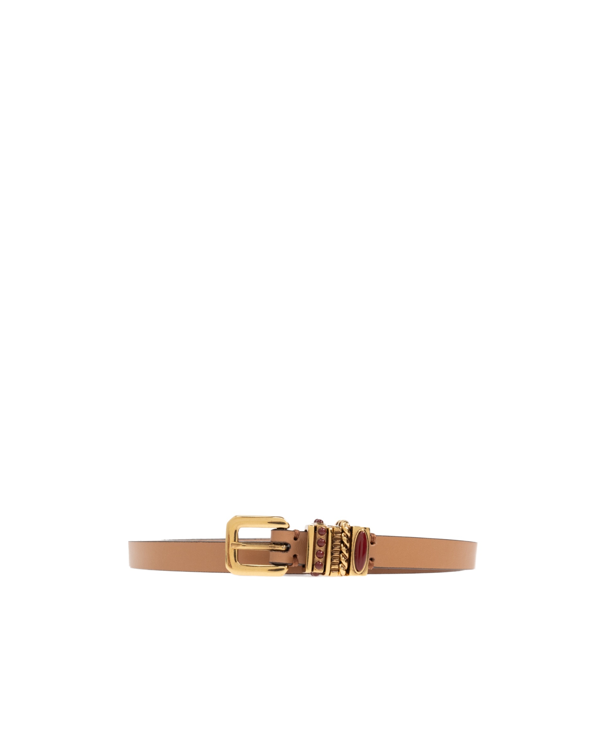 Etro Double-wrap Prong Buckle Belt In Brown