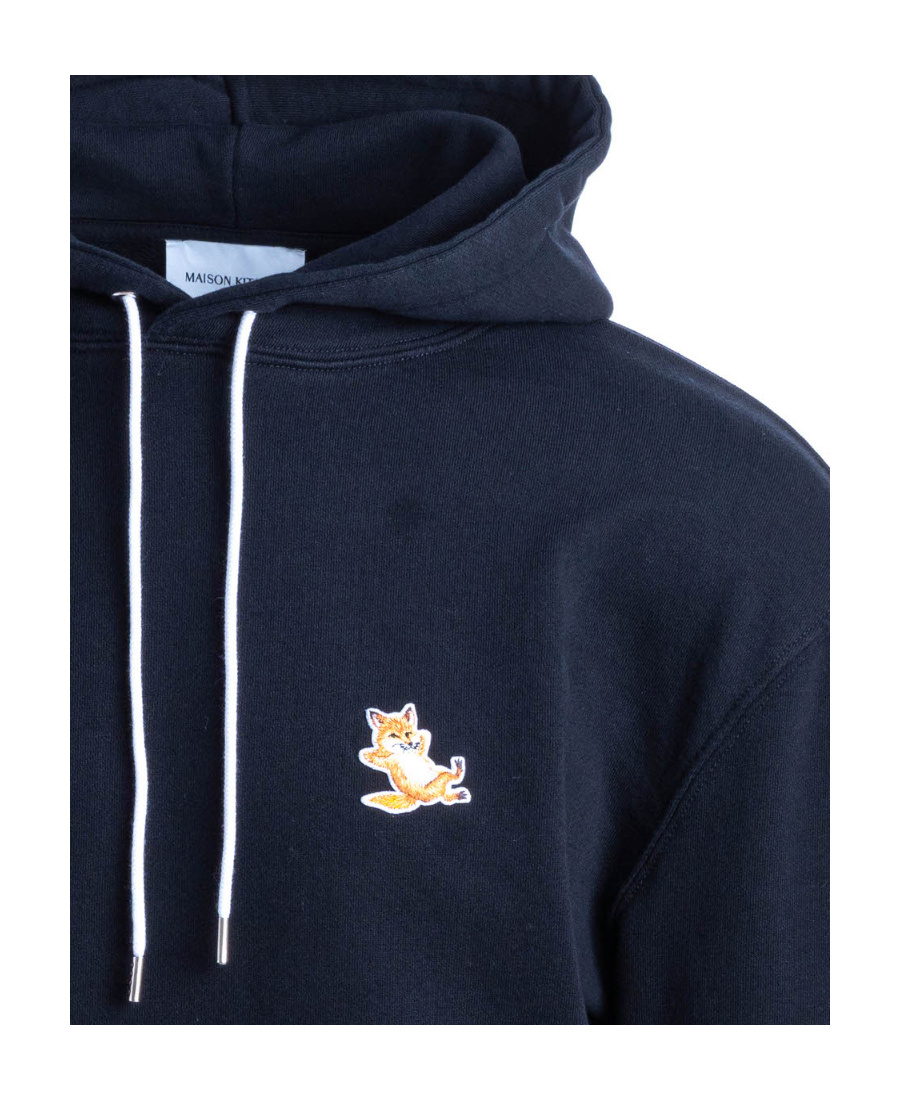 MAISON KITSUNÉ MAISON KITSUNÉ FOX PATCH DRAWSTRING HOODIE