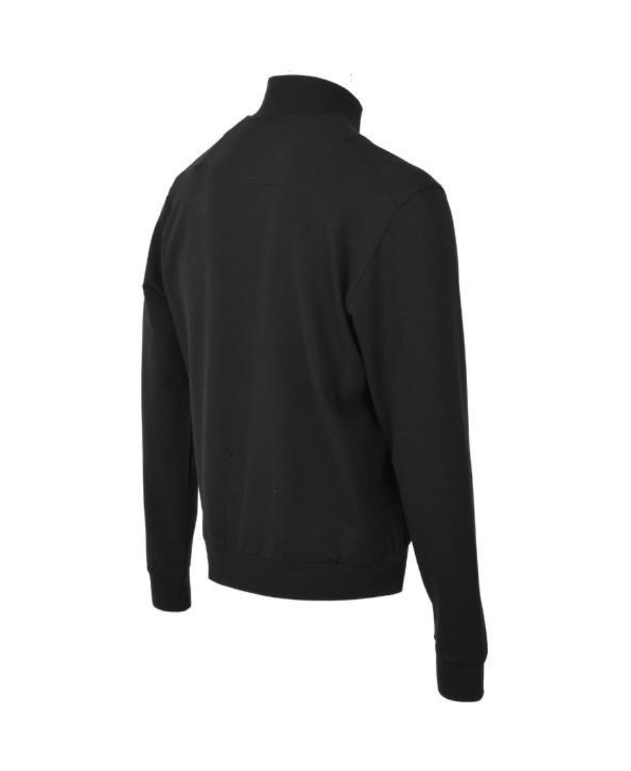 Zegna Sports Zipper Casual Jacket In Black