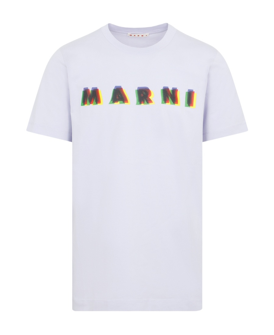 Marni Short-sleeve Cotton T-shirt In White