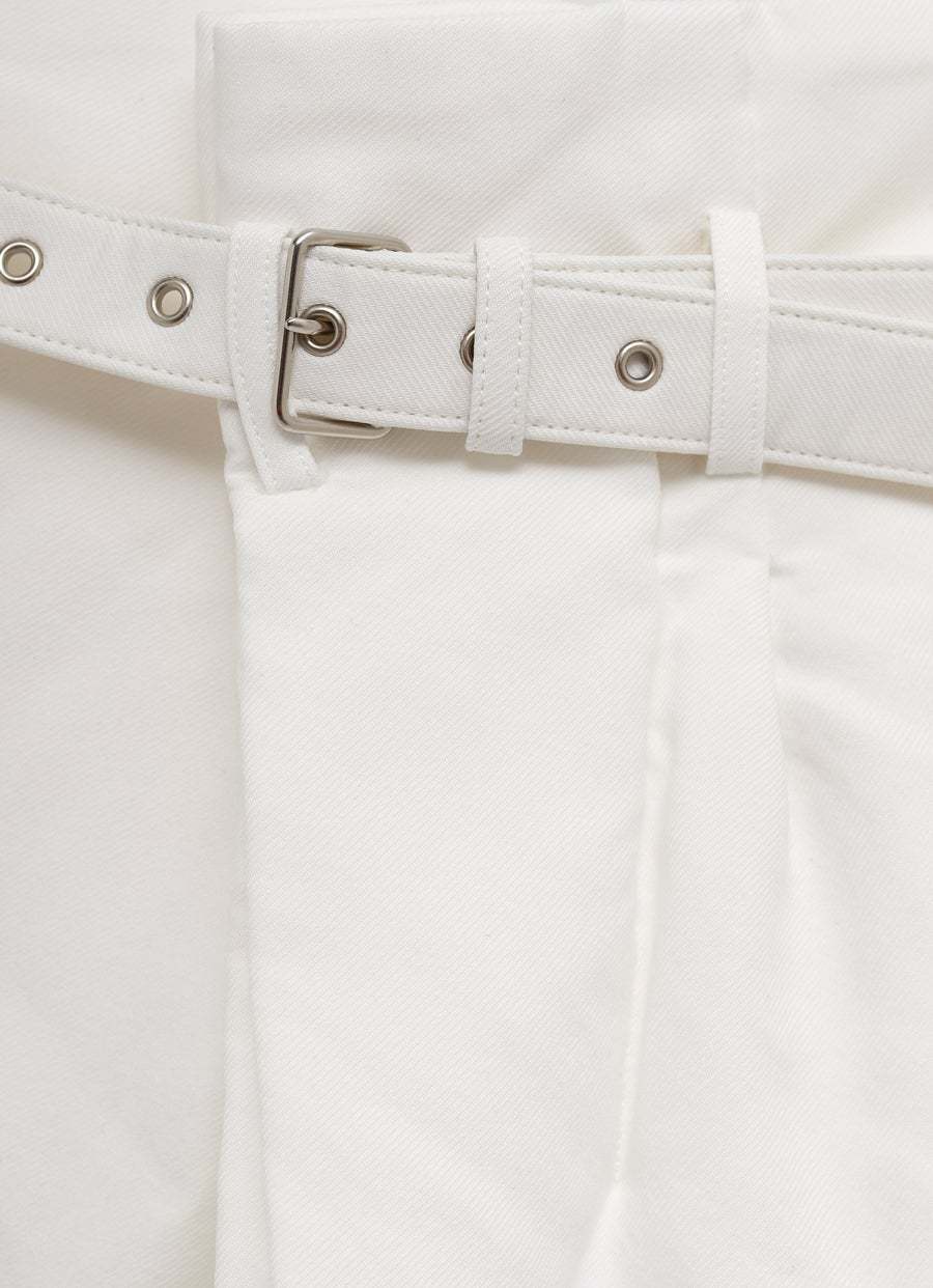 Shop Comme Des Garçons Belted Shorts