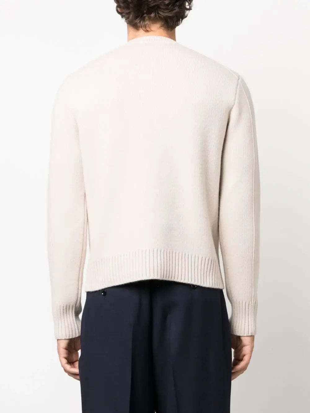 Lanvin Wool And Cashmere Sweater In White