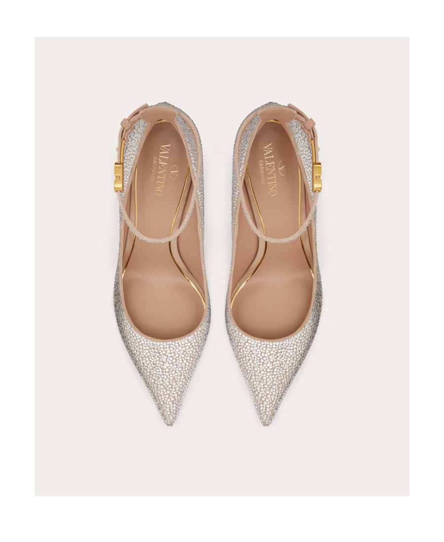 Valentino 105mm Rhinestone-embellished Heels In Multicolor