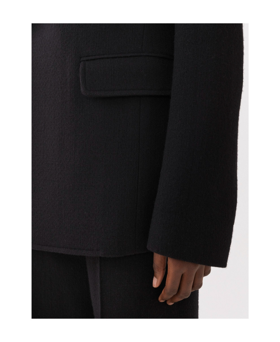 Chloé Single-breasted Open-front Blazer In Black
