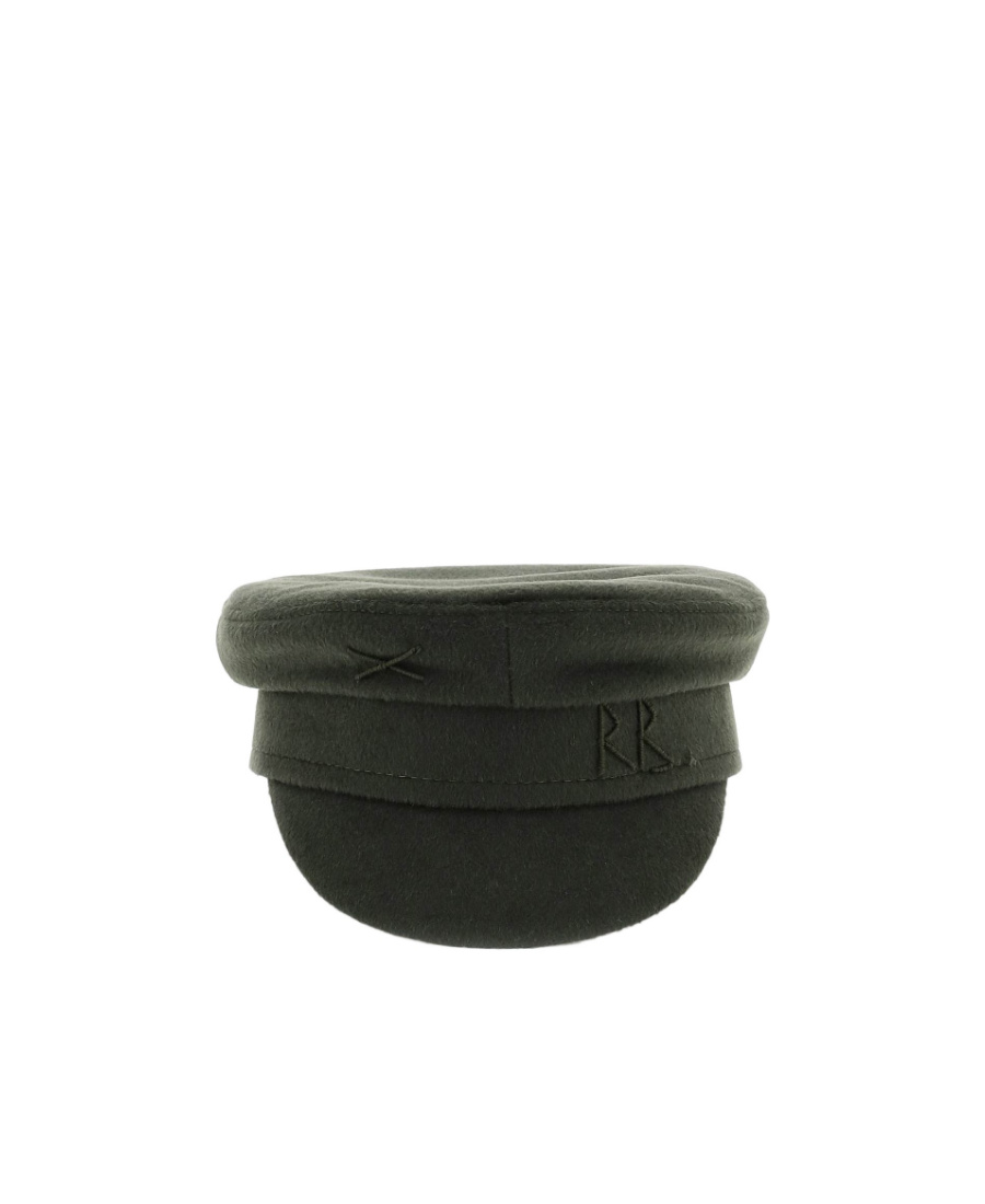 Ruslan Baginskiy Logo-embroidered Baker Boy Cap In Black