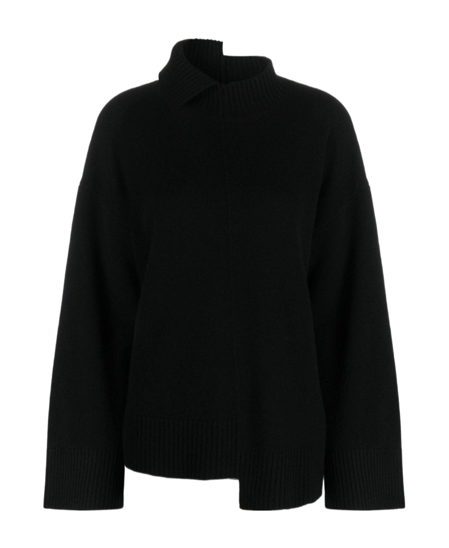 P.a.r.o.s.h Wool Turtleneck Sweater In Black