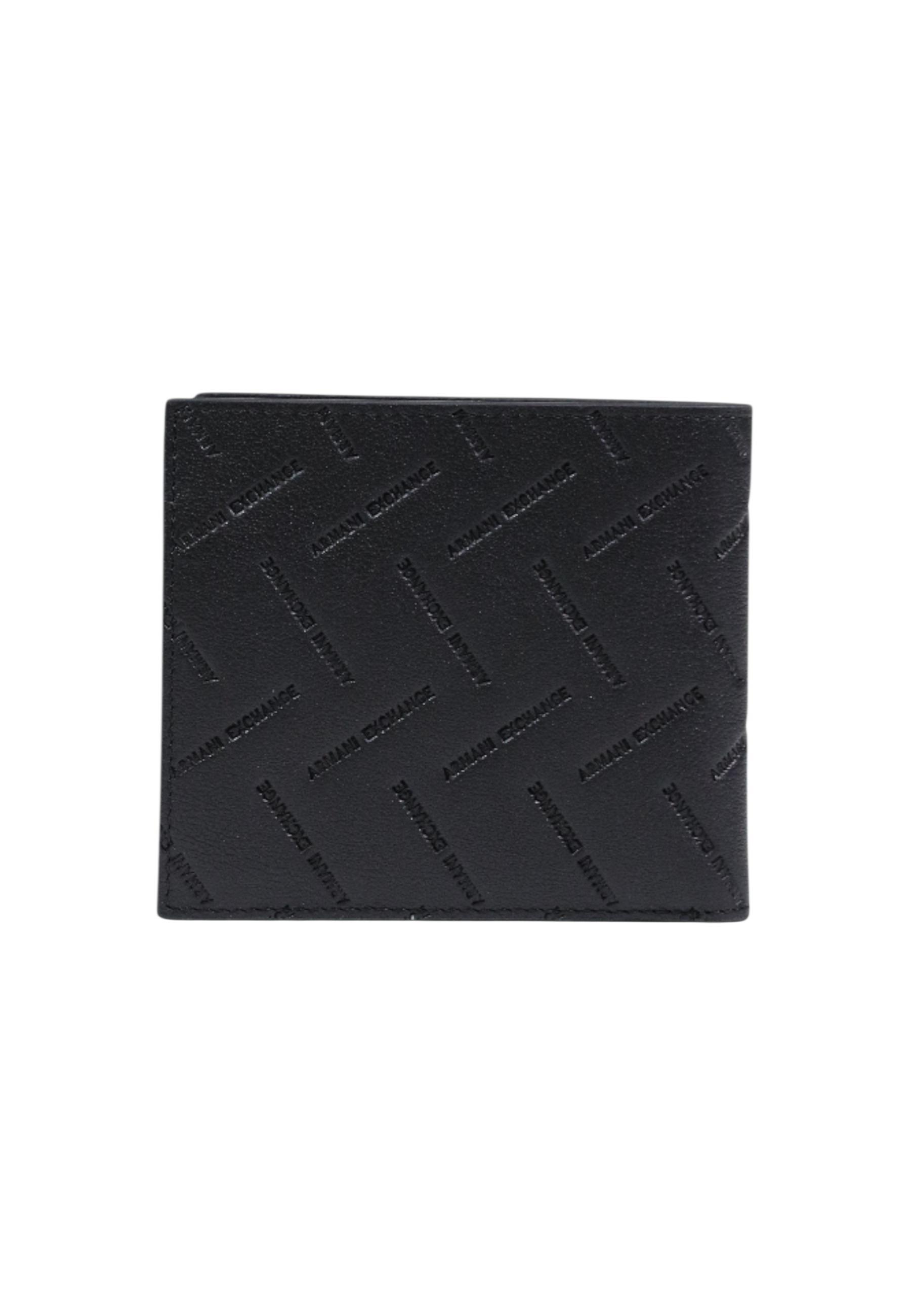 Armani Exchange Folding Wallet In Black