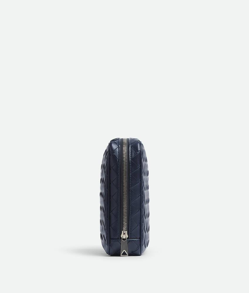 Bottega Veneta Weave A Pattern Wallet In Black