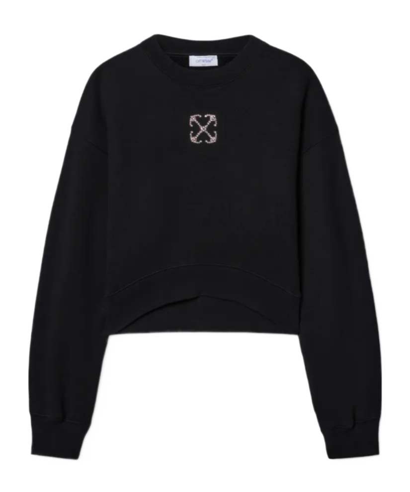 Off-white Mini Arrow Sweatshirt In Black