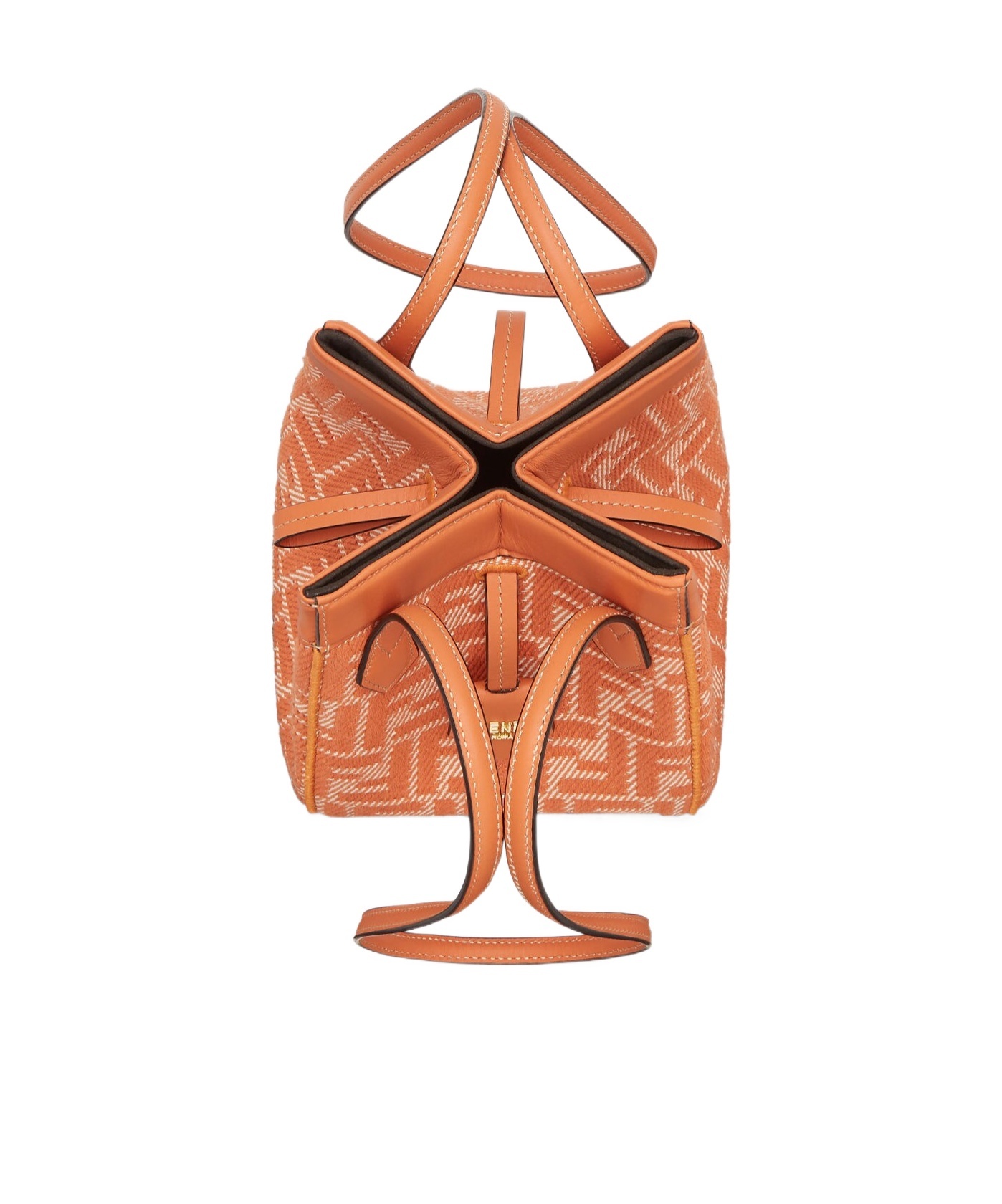 Fendi Origami` Shoulder Bag In Red