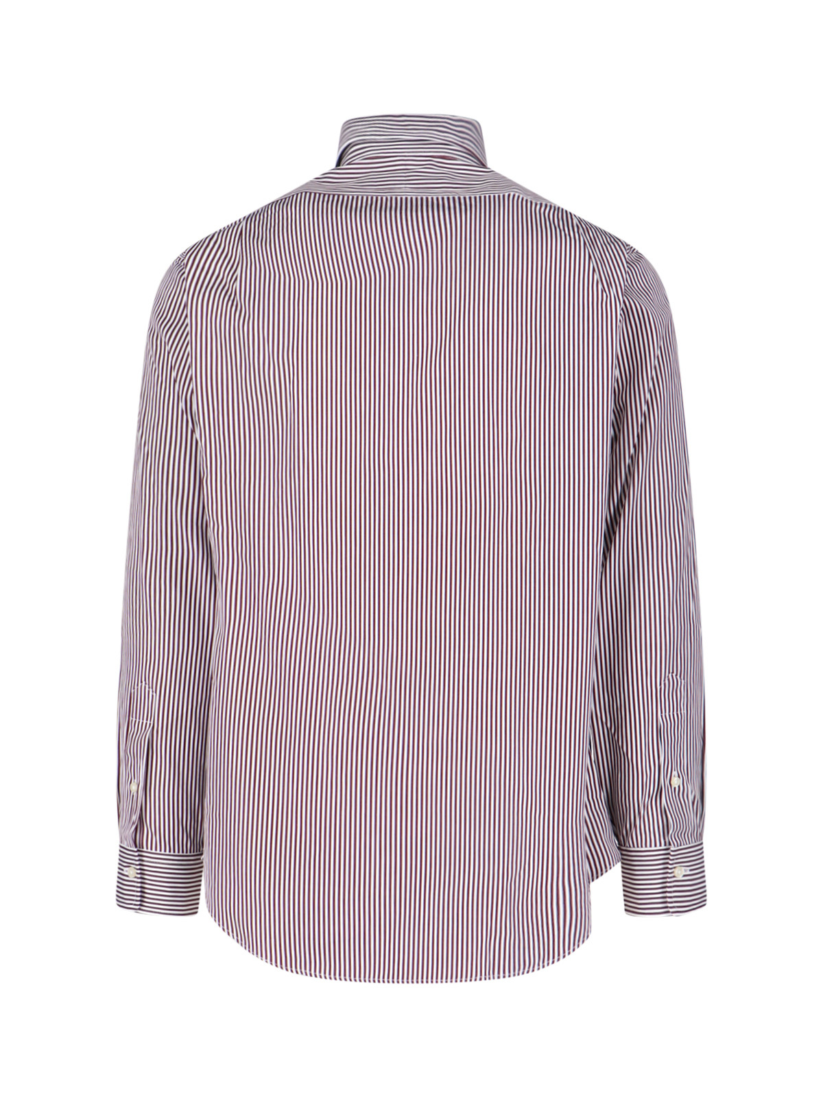 Polo Ralph Lauren Red And White Striped Button-up Shirt In Pink