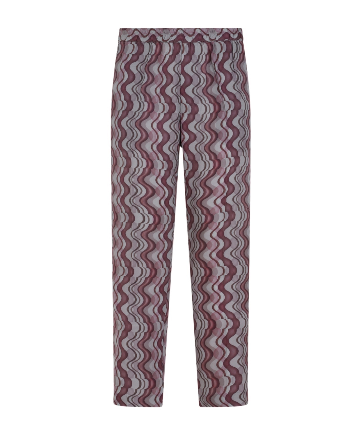 Dries Van Noten Parkino Patterned Pants In Gray