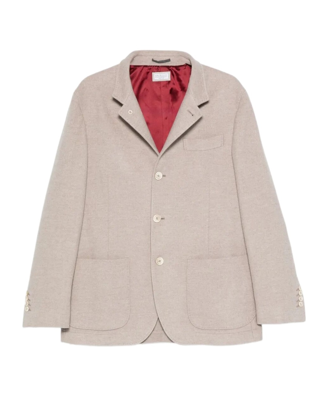 Brunello Cucinelli Cashmere Single-breasted Blazer In Multi