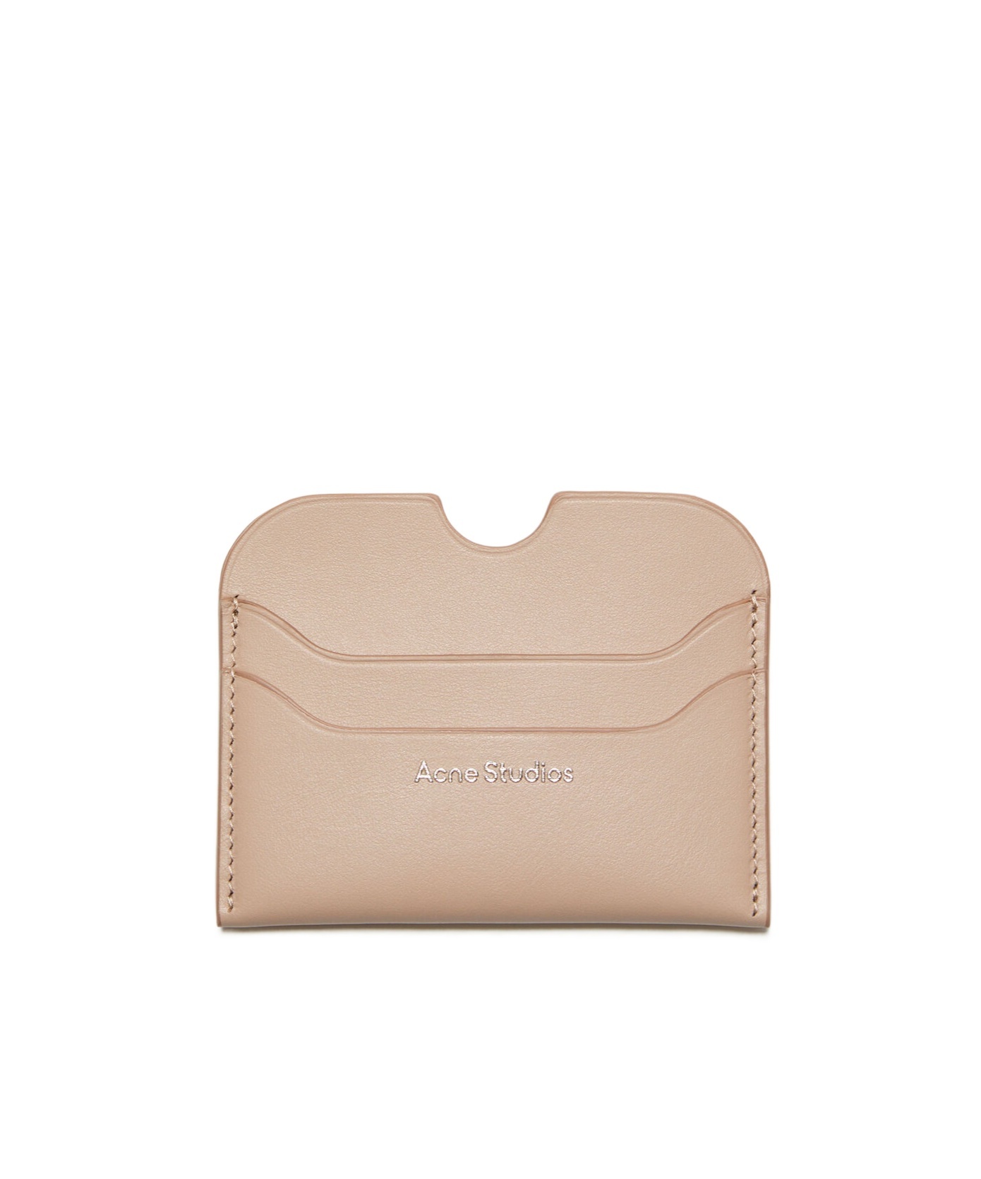 ACNE STUDIOS LOGO-STAMP LEATHER CARDHOLDER