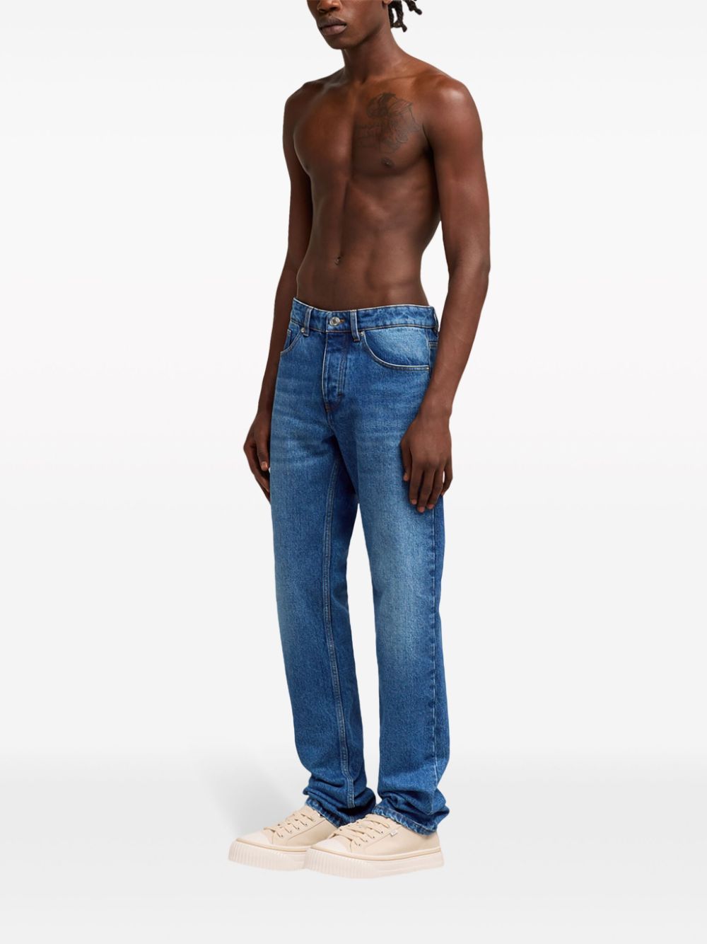 Ami Alexandre Mattiussi Ami Paris Jeans In Blue