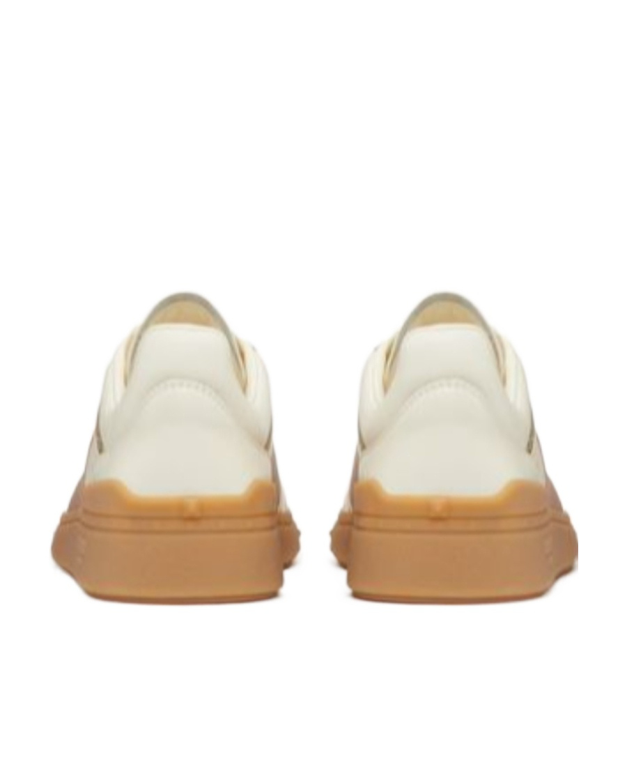Shop Valentino Upvillage Trainer In Calfskin Leather In White