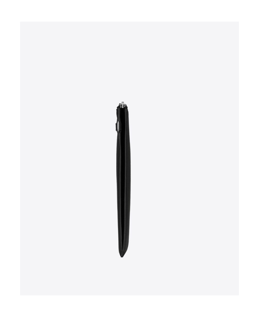 Saint Laurent Tablet Holder With Zipper In Black