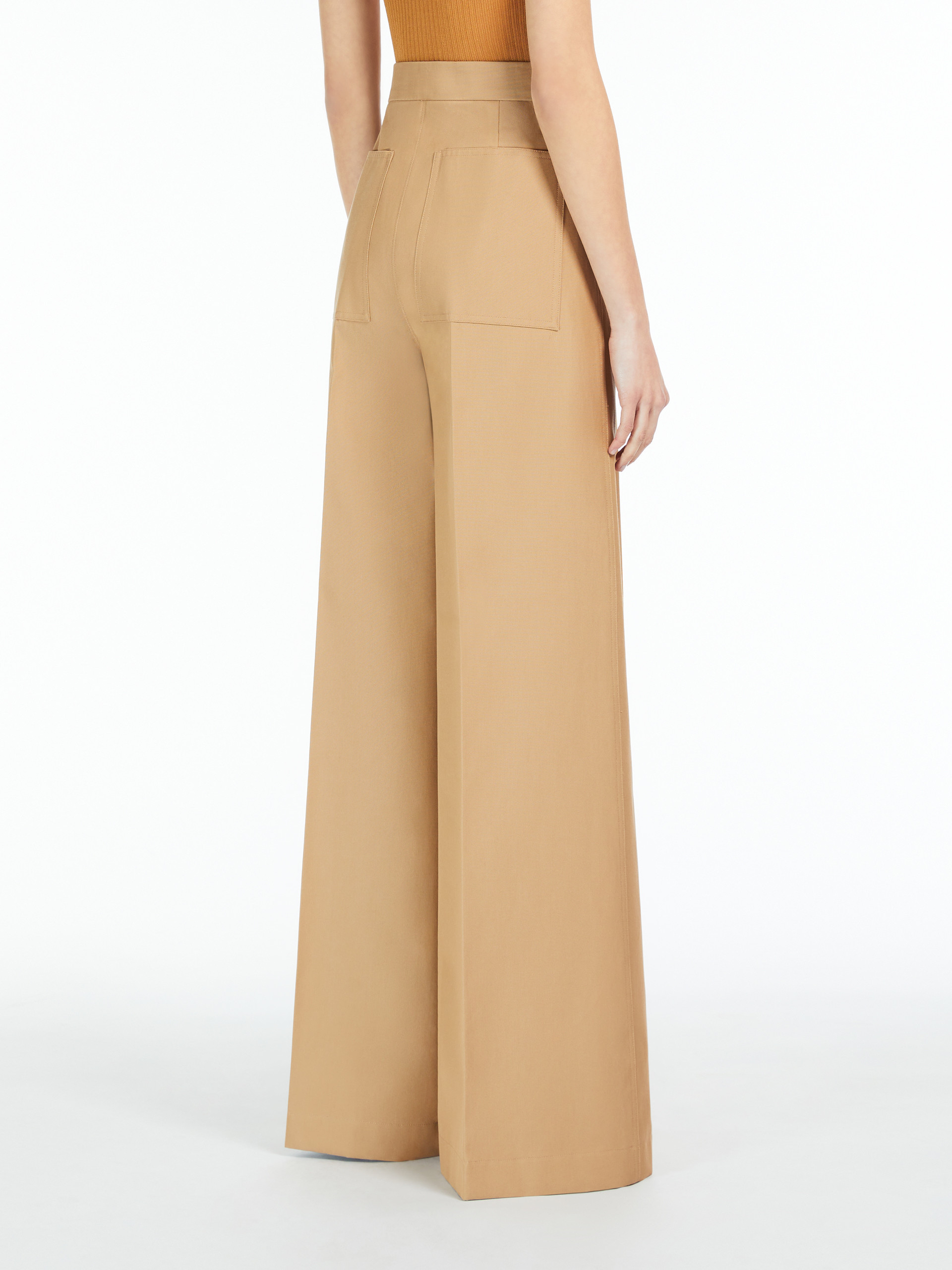 Max Mara Corte Pleated Casual Pants In Nude