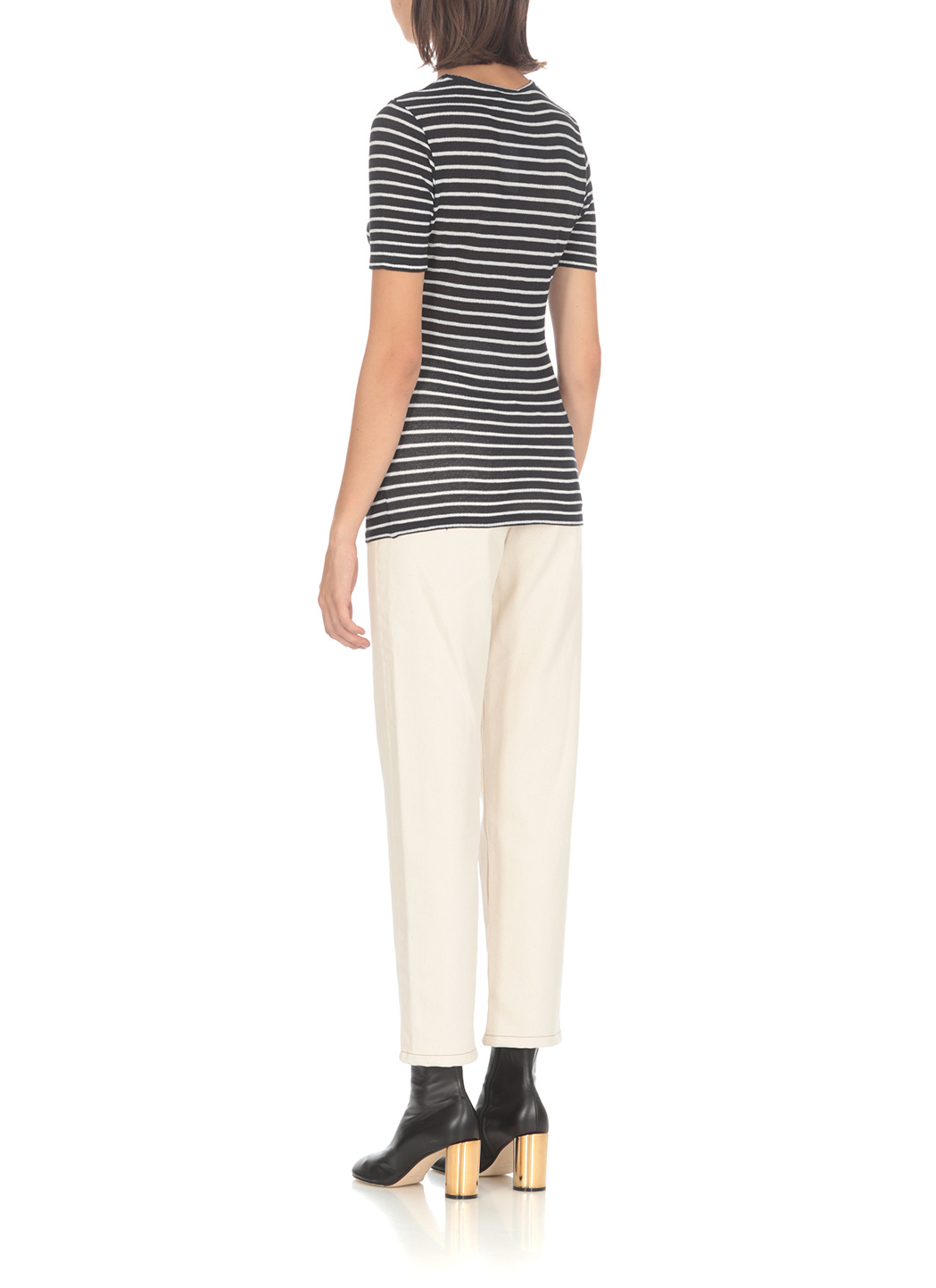Apc Straight-leg Cropped Jeans In White