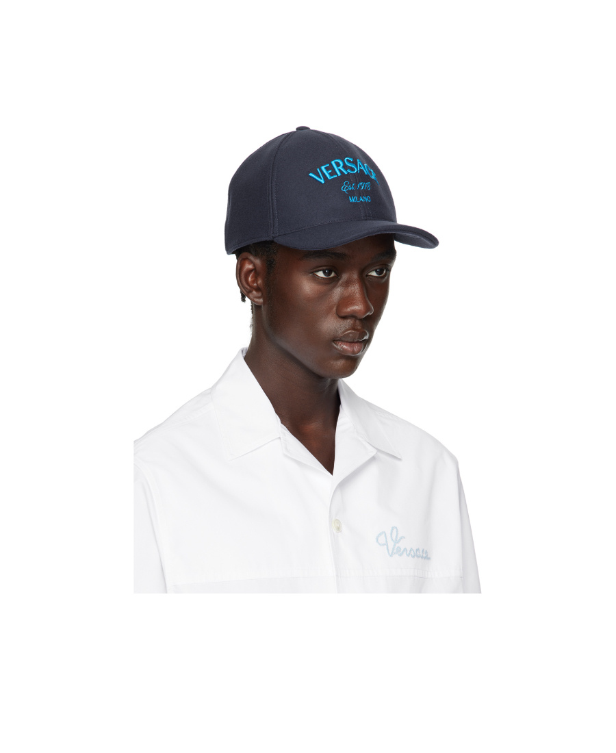 Versace Milano Stamp Baseball Hat In White