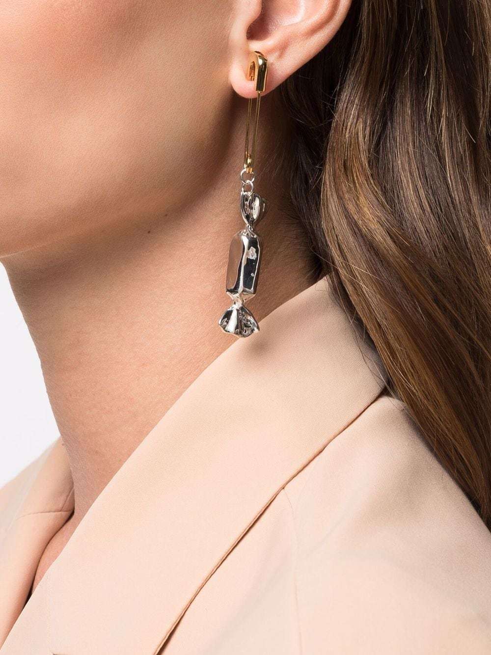 Ambush Candy Charm Single Earring In Gray