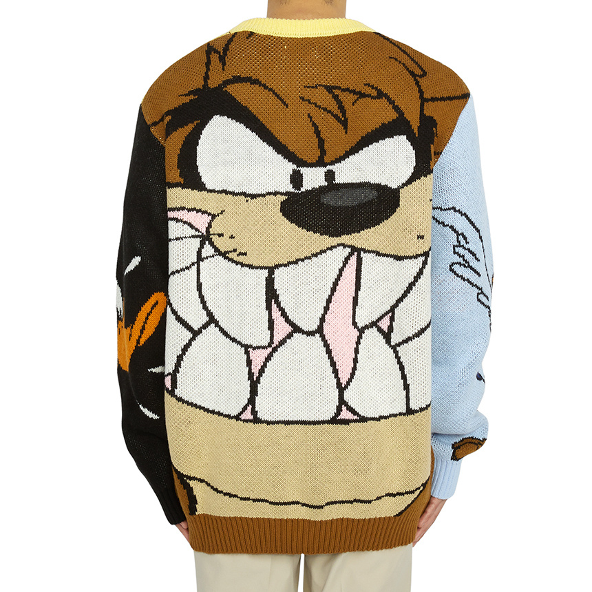 Family First Long-sleeved Sweater In Nude