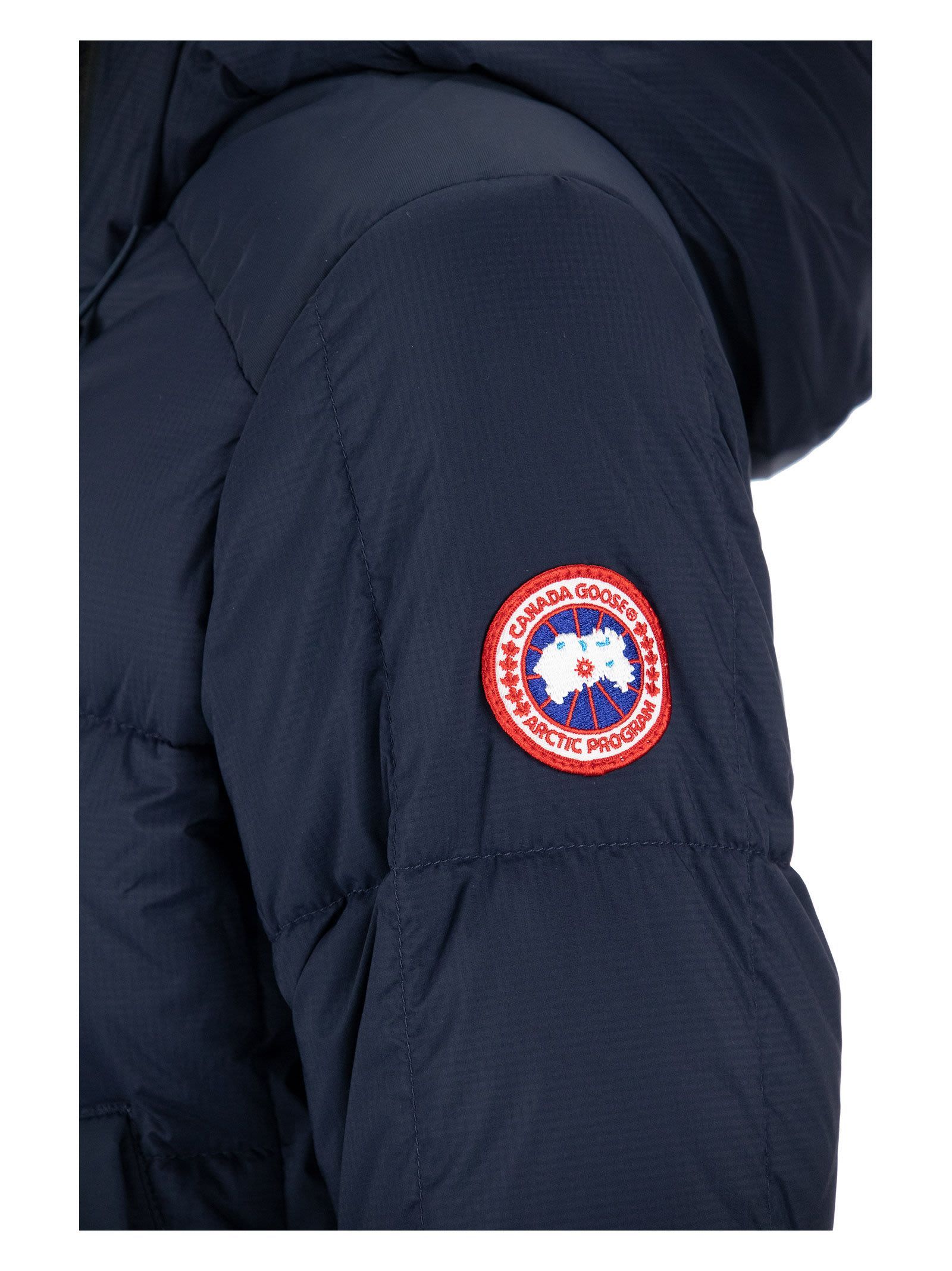 Shop Canada Goose Alliston Down Coat In Black