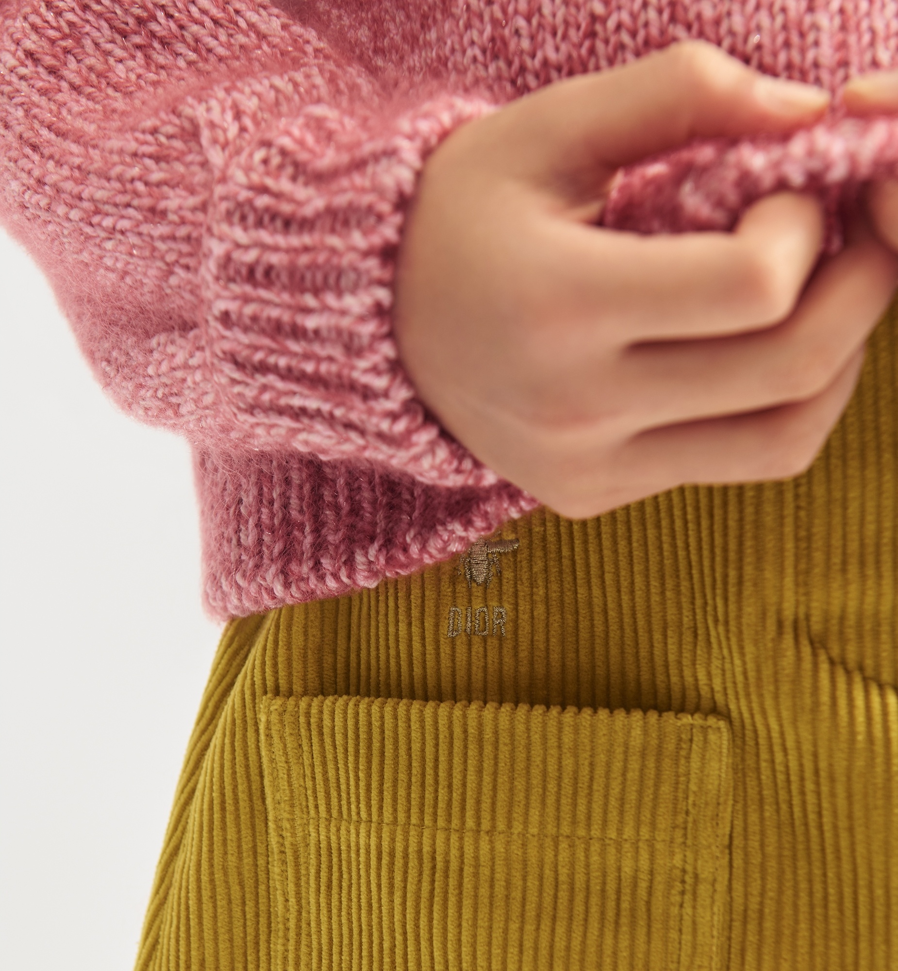 Dior A-line Skirt In Yellow