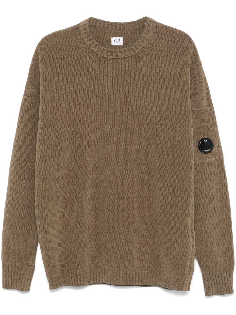 C.p. Company C.p.company Sweaters Green In Brown