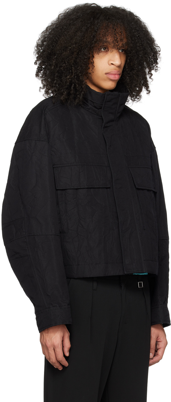 Wooyoungmi Logo Casual Jacket In Black