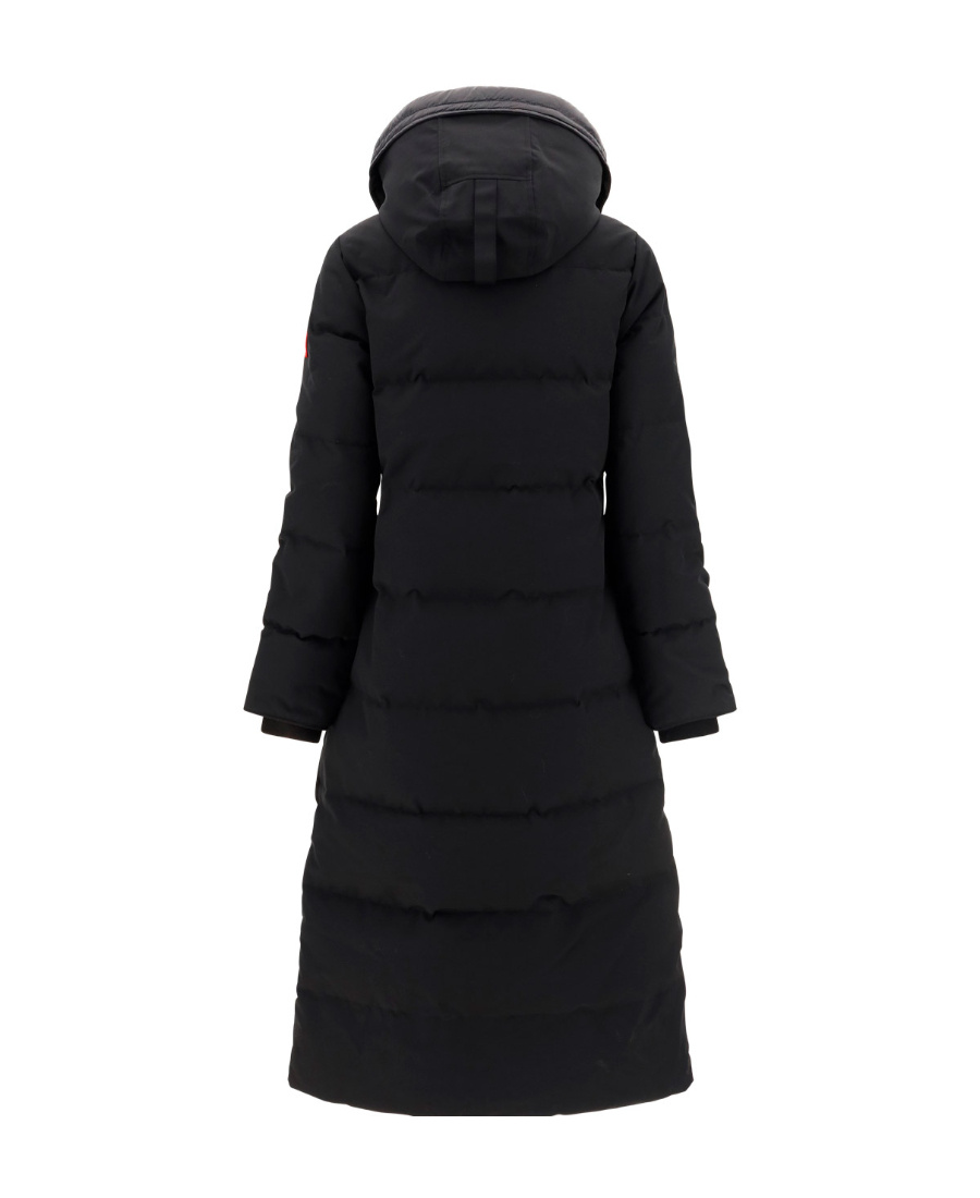 Canada Goose Long-length Padded Jacket In Black