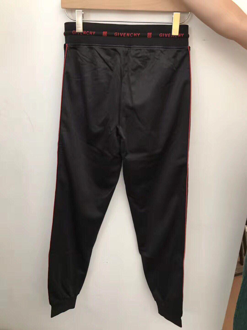 Givenchy Drawstring Track Trousers In Black