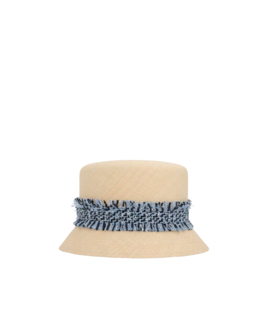 MAISON MICHEL KENDALL FRINGE-DETAIL HAT 