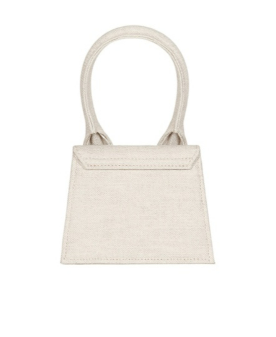 Shop Jacquemus Logo-plaque Mini Bag In White